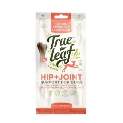 True Hemp True Leaf Large Dog Dental Sticks Hip & Joint 125g