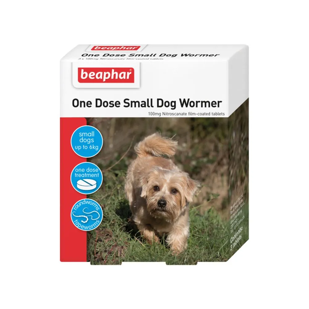 Beaphar One Dose Wormer For Small Dogs