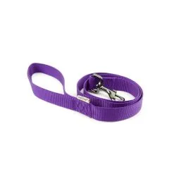 Great&Small Plain Nylon Lead Purple