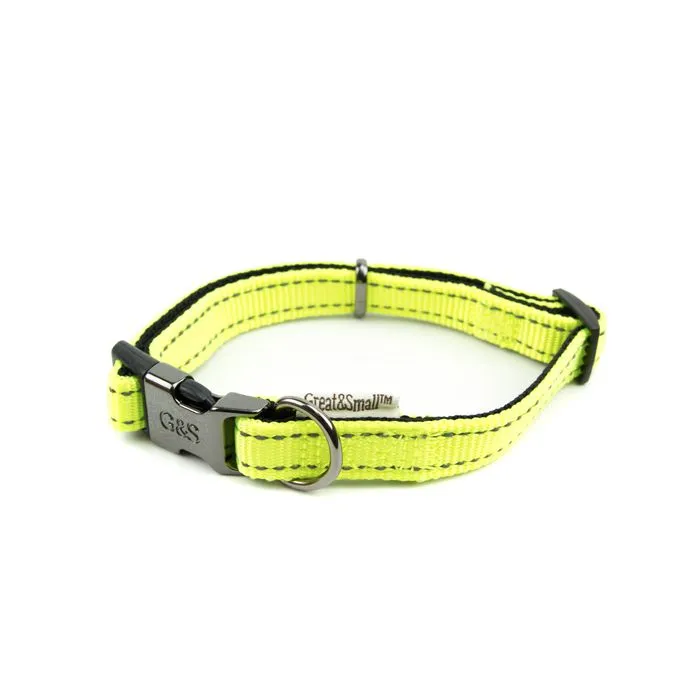 Great&Small Adjustable Collar Hi-Vis Yellow