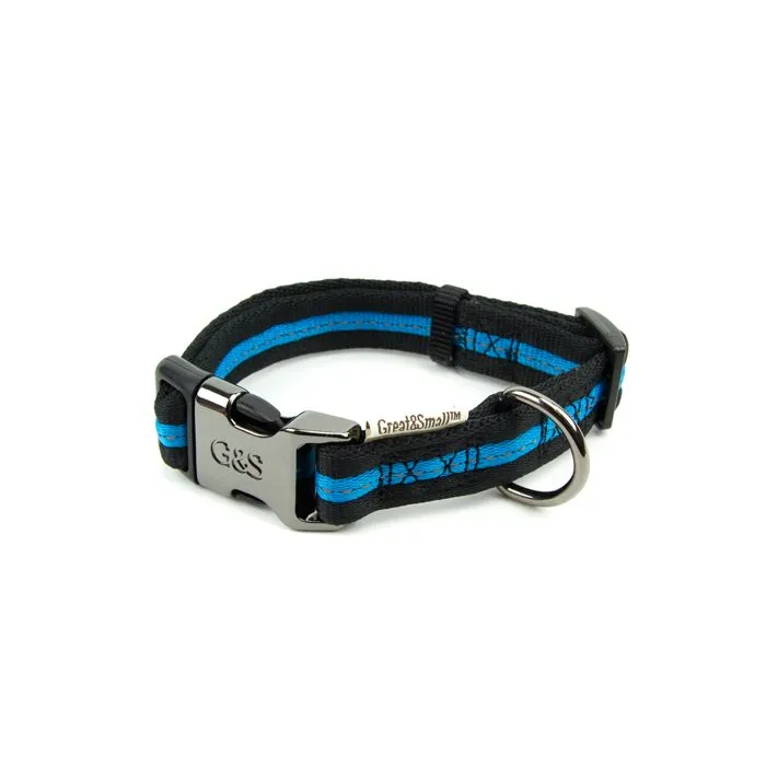 Great&Small Soft Nylon Collar Blue