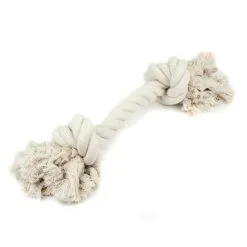 Great&Small Cotton Rope Bone With 2 Knots