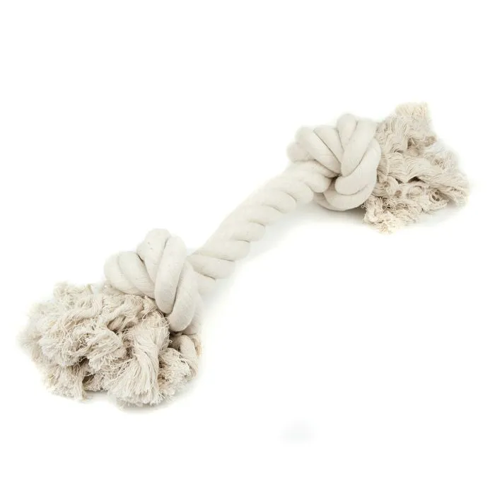 Great&Small Cotton Rope Bone With 2 Knots