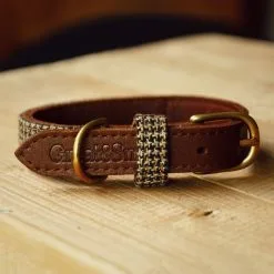 Hawkhurst Tweed Leather Collar