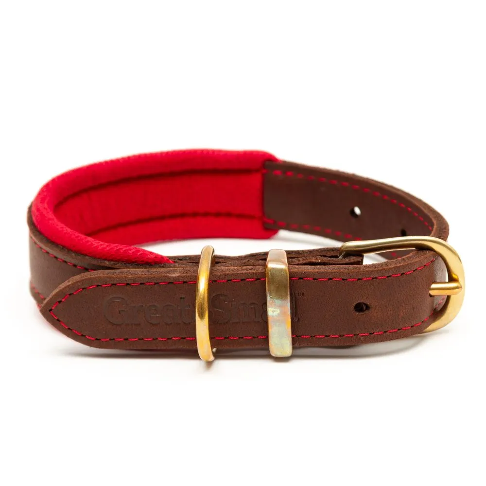 Hawkhurst Red Leather Collar - Image 2