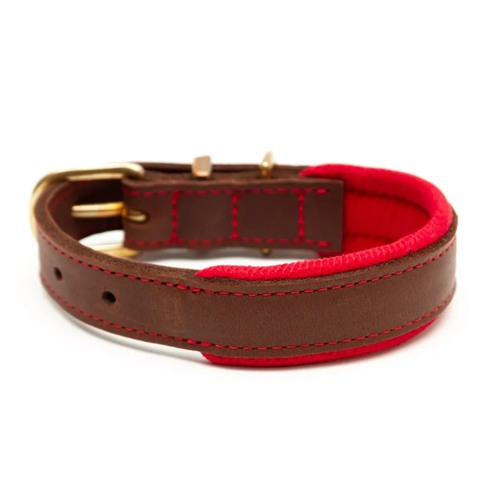 Hawkhurst Red Leather Collar - Image 3
