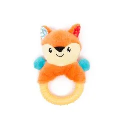 Great&Small Little&Lively Soft Fox & TPR Ring Toy