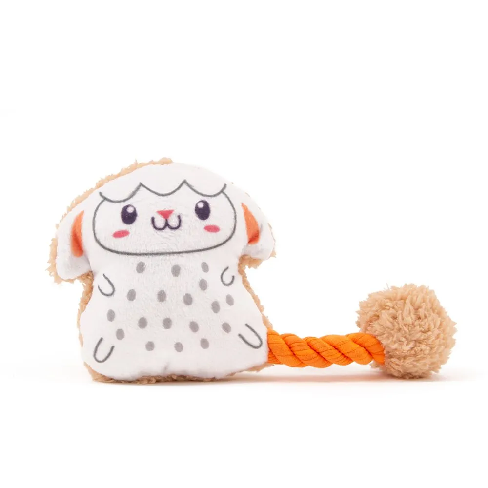 Great&Small Little&Lively Lamb With Rope Toy