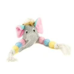 Great&Small Little&Lively Plush Elephant With TPR Ball & Rope