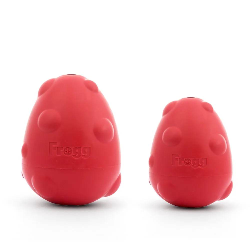 Frogg Egg Red Chew Treat Dog Toy - Image 2