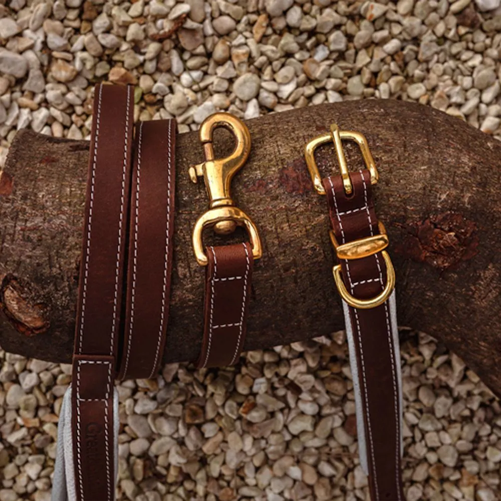 Hawkhurst Blue Leather Collar - Image 6