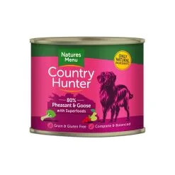 Natures Menu Country Hunter Dog Pheasant & Goose 600g