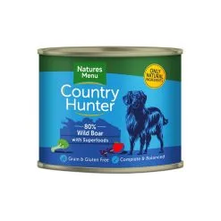 Natures Menu Country Hunter Dog Wild Boar 600g
