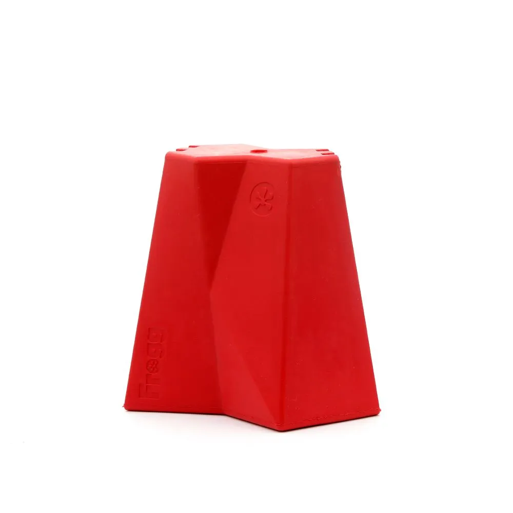 Frogg The Brick Red Chew Treat Dog Toy