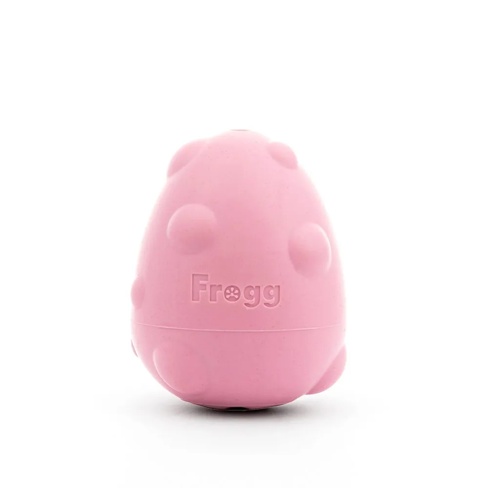 Frogg Egg Pink Chew Treat Dog Toy