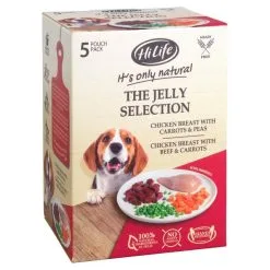 HiLife Its Only Natural Chicken & Vegetables In Jelly Multipack 100g X 5