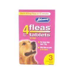 Johnson's 4Fleas Tablets Large Dogs 3 Treatment Pack