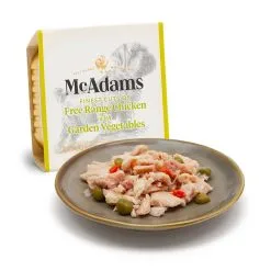 McAdams Free Range Chicken & Garden Vegetables Dog 150g