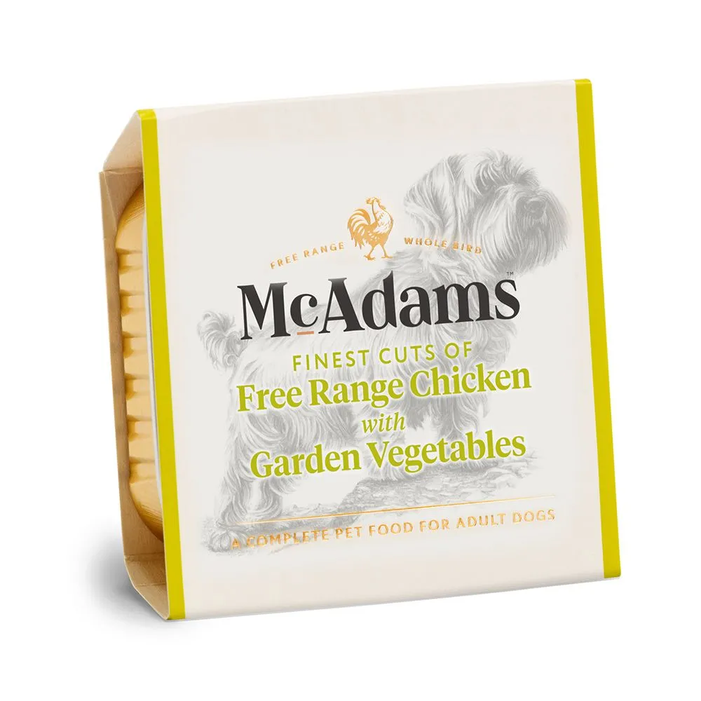 McAdams Free Range Chicken & Garden Vegetables Dog 150g - Image 2