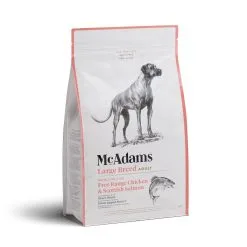 McAdams Free Range Chicken & Salmon Large Breed Dog