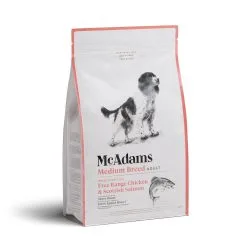 McAdams Free Range Chicken & Salmon Medium Breed Dog