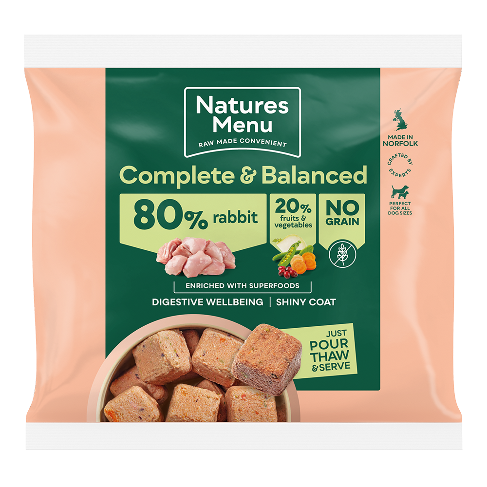 Natures Menu 80/20 Rabbit Enriched With Superfoods Nuggets 1kg - Image 2