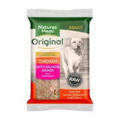 Natures Menu 60/40 Chicken With Salmon 300g Block