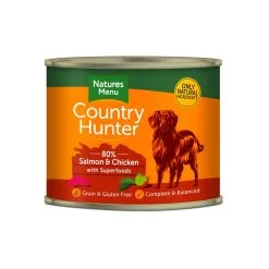 Natures Menu Country Hunter Salmon With Chicken Tin 600g