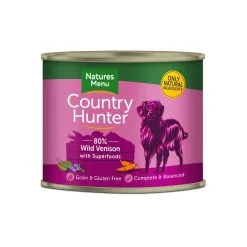 Natures Menu Country Hunter Wild Venison Tin 600g