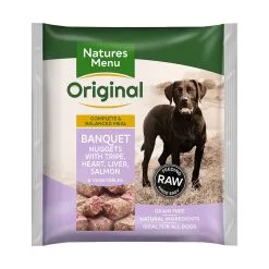 Natures Menu 60/40 With Tripe, Chicken Heart, Liver & Salmon Nuggets 1kg