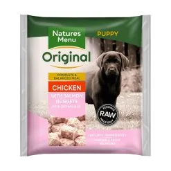 Natures Menu 80/20 Puppy Chicken And Salmon With Prebiotics Nuggets 1kg