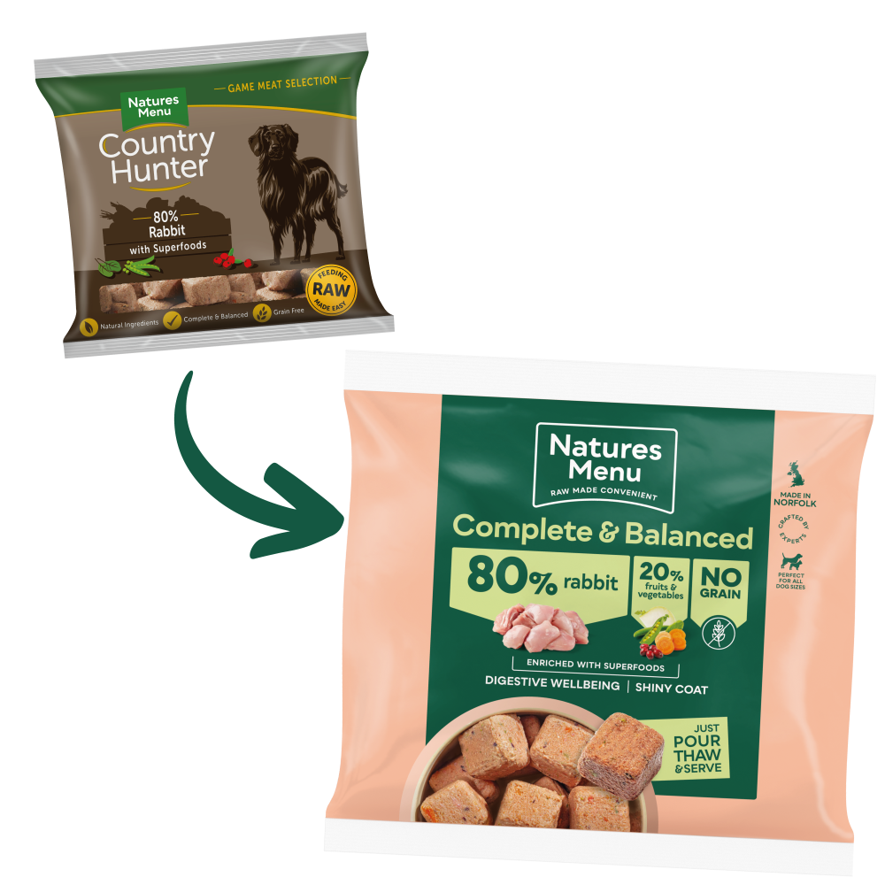 Natures Menu 80/20 Rabbit Enriched With Superfoods Nuggets 1kg - Image 3