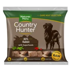 Natures Menu 80/20 Rabbit Enriched With Superfoods Nuggets 1kg