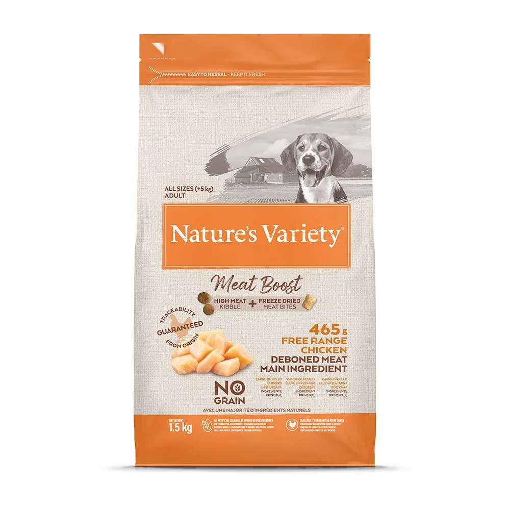 Natures Variety Meat Boost Chicken 1.5kg