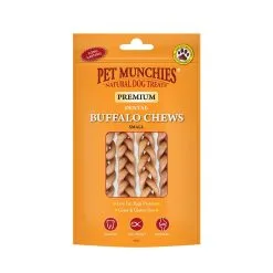 Pet Munchies Buffalo Chew Small 4pk