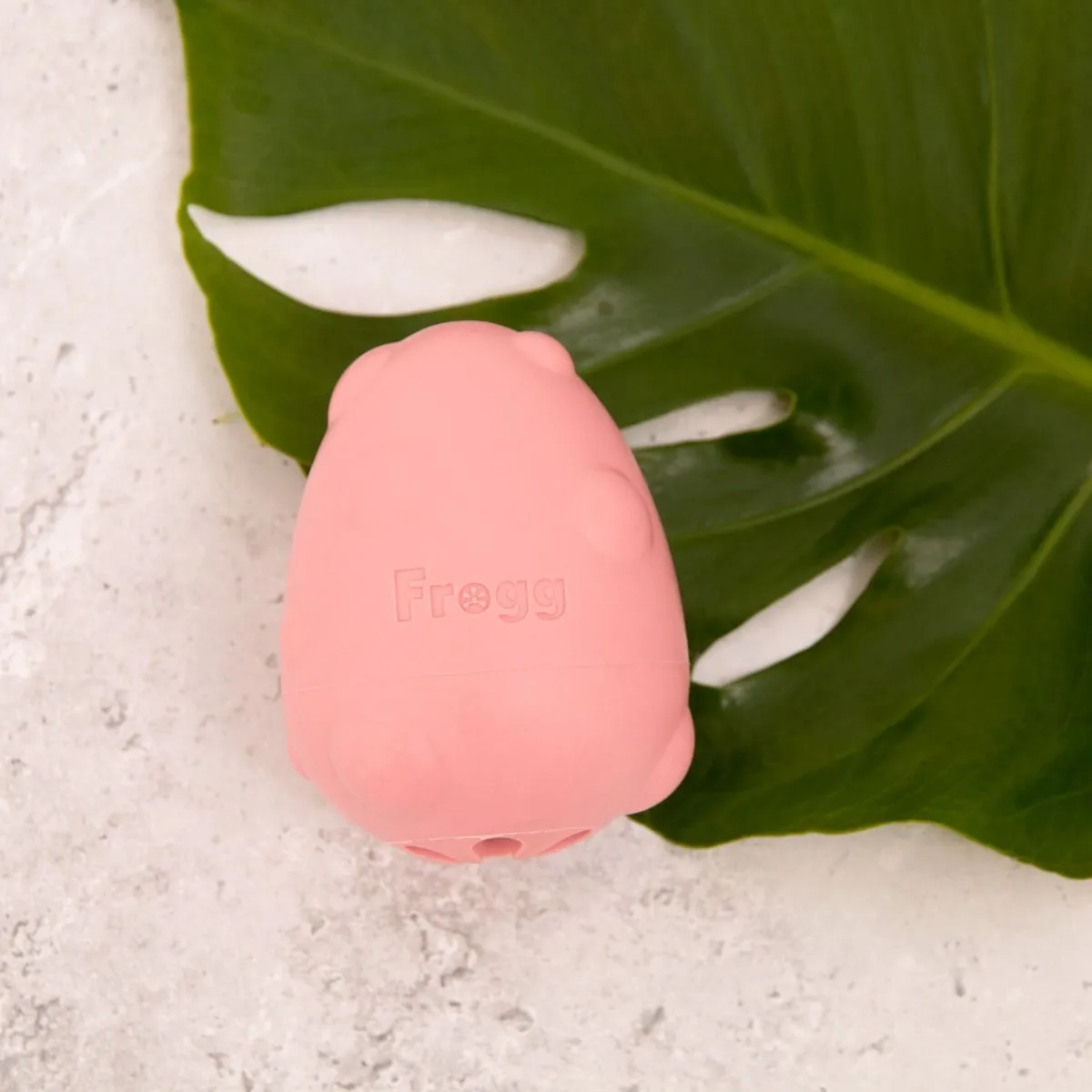 Frogg Egg Pink Chew Treat Dog Toy - Image 2