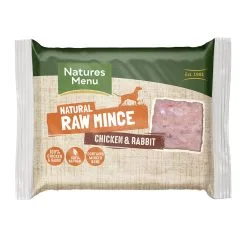 Natures Menu Minced Chicken & Rabbit Blocks 400g