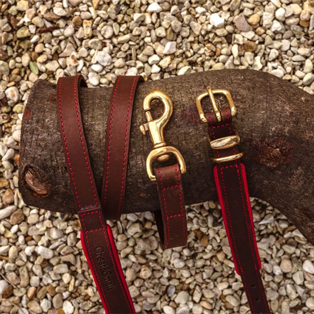 Hawkhurst Red Leather Collar - Image 6