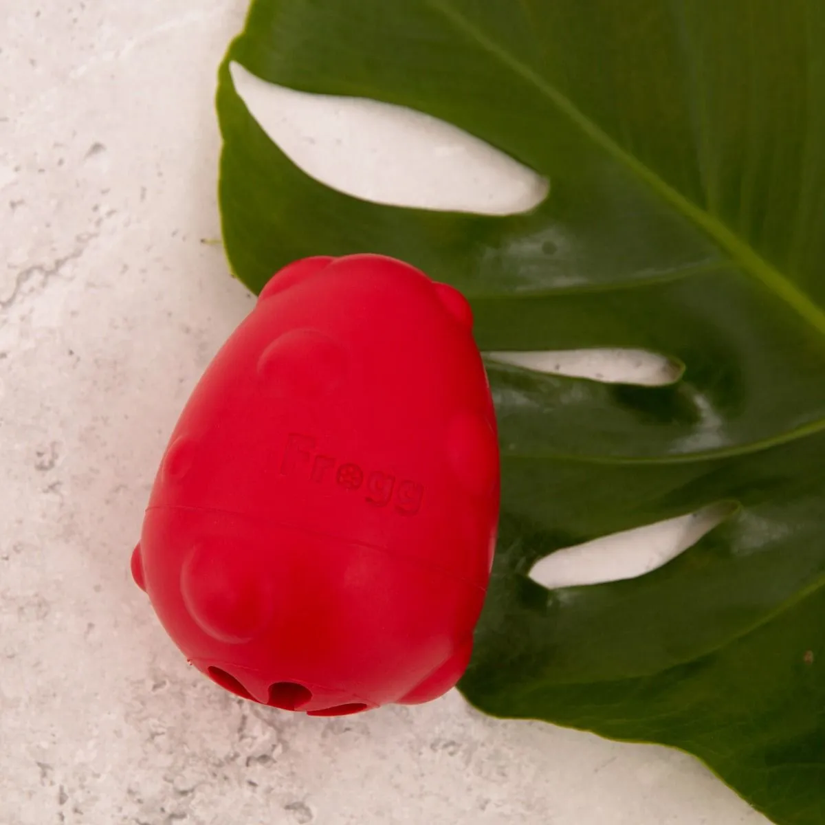 Frogg Egg Red Chew Treat Dog Toy - Image 3