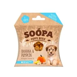 Soopa Puppy Banana & Pumpkin Bites 50g