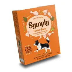 Symply Dog Turkey With Brown Rice & Vegetables 395g