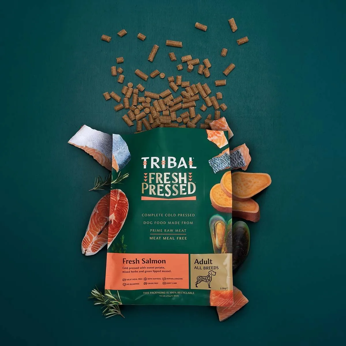 Tribal Fresh Pressedâ„¢ Adult Salmon Complete Dog Food - Image 3